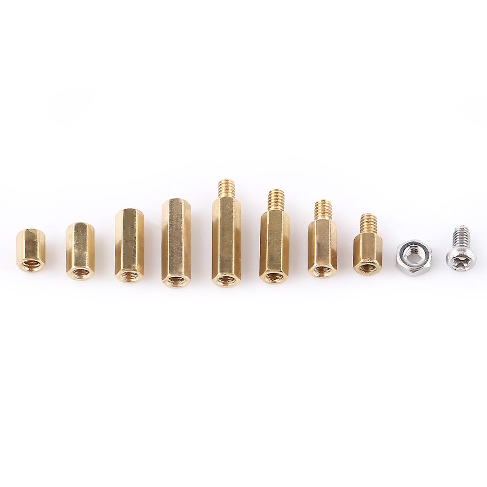 M2 Hex Column Male & Female Standoff Nut & Screw Kit (Set C)