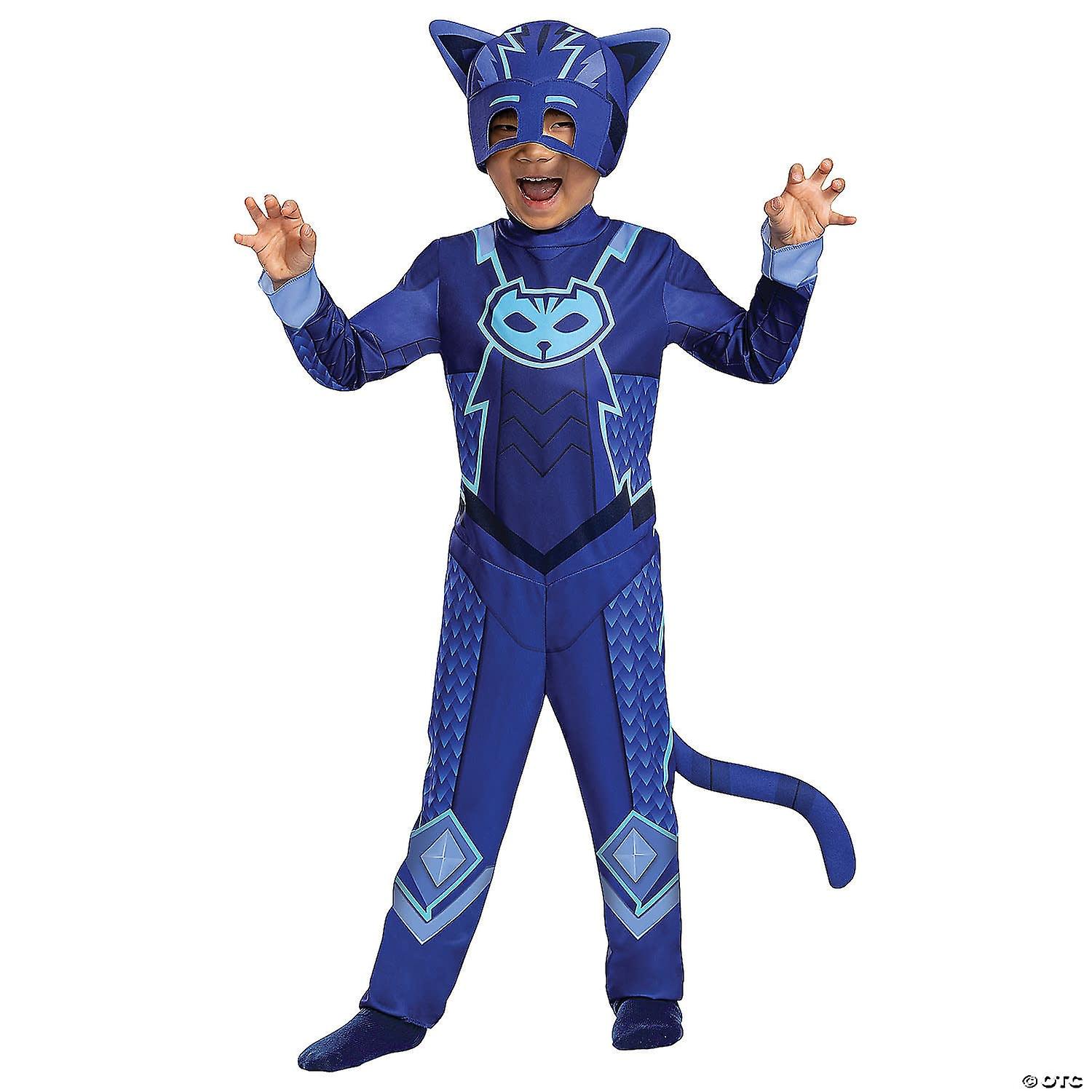 幼儿经典Megasuit PJ面具猫仔服装中号3T-4T