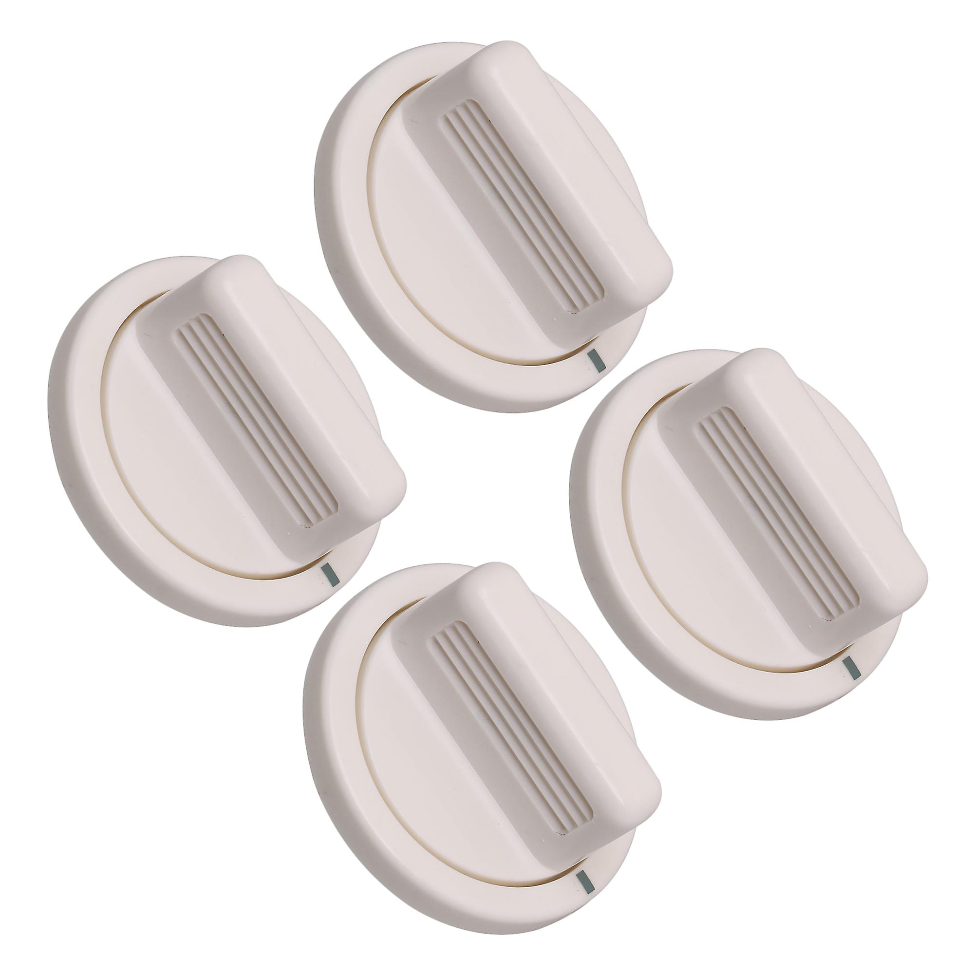 4Pcs 943810 Dryer Washer Timer Knobs White Part Replacement for Hotpoint