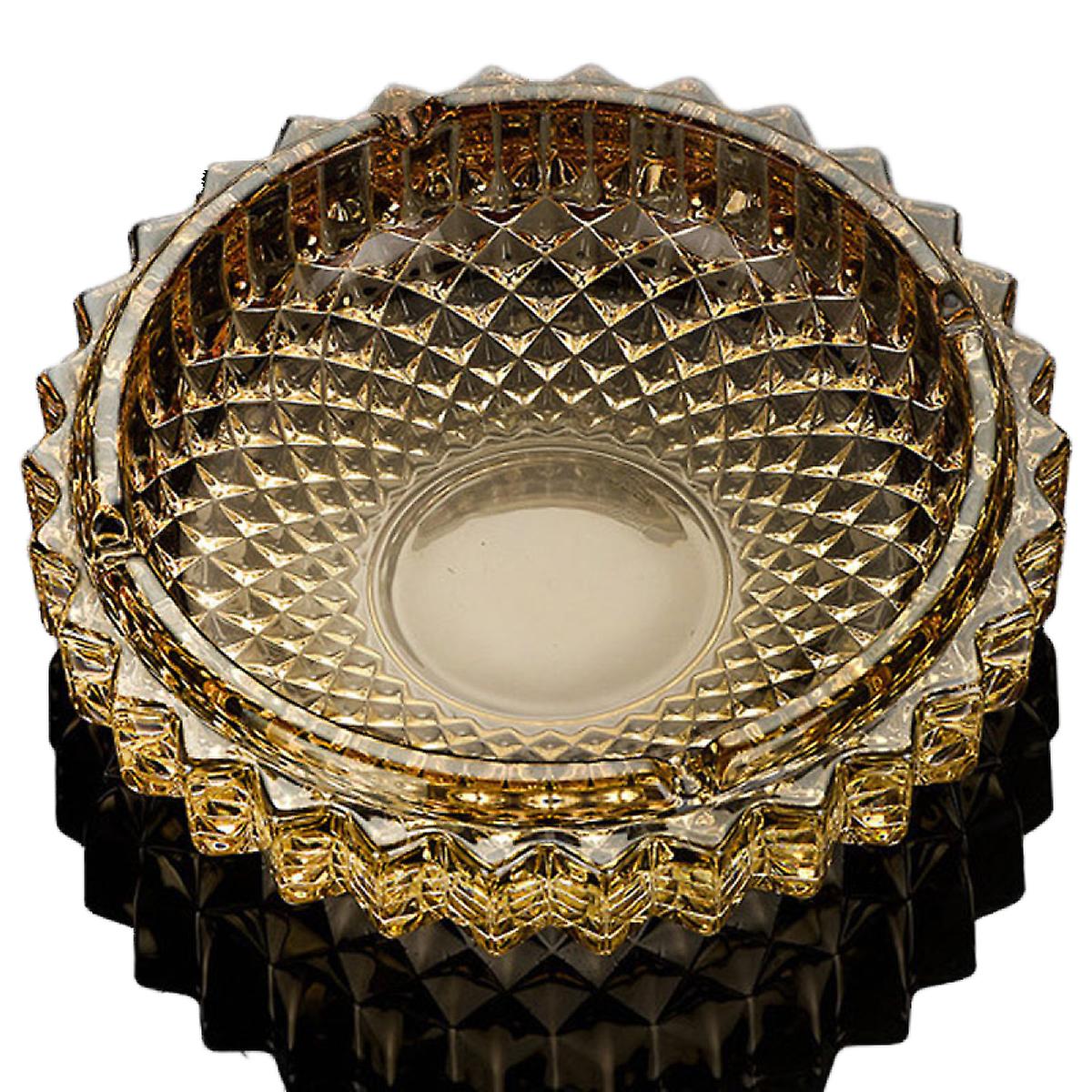 crystal ashtray, refined glass, ideas office, ashtray