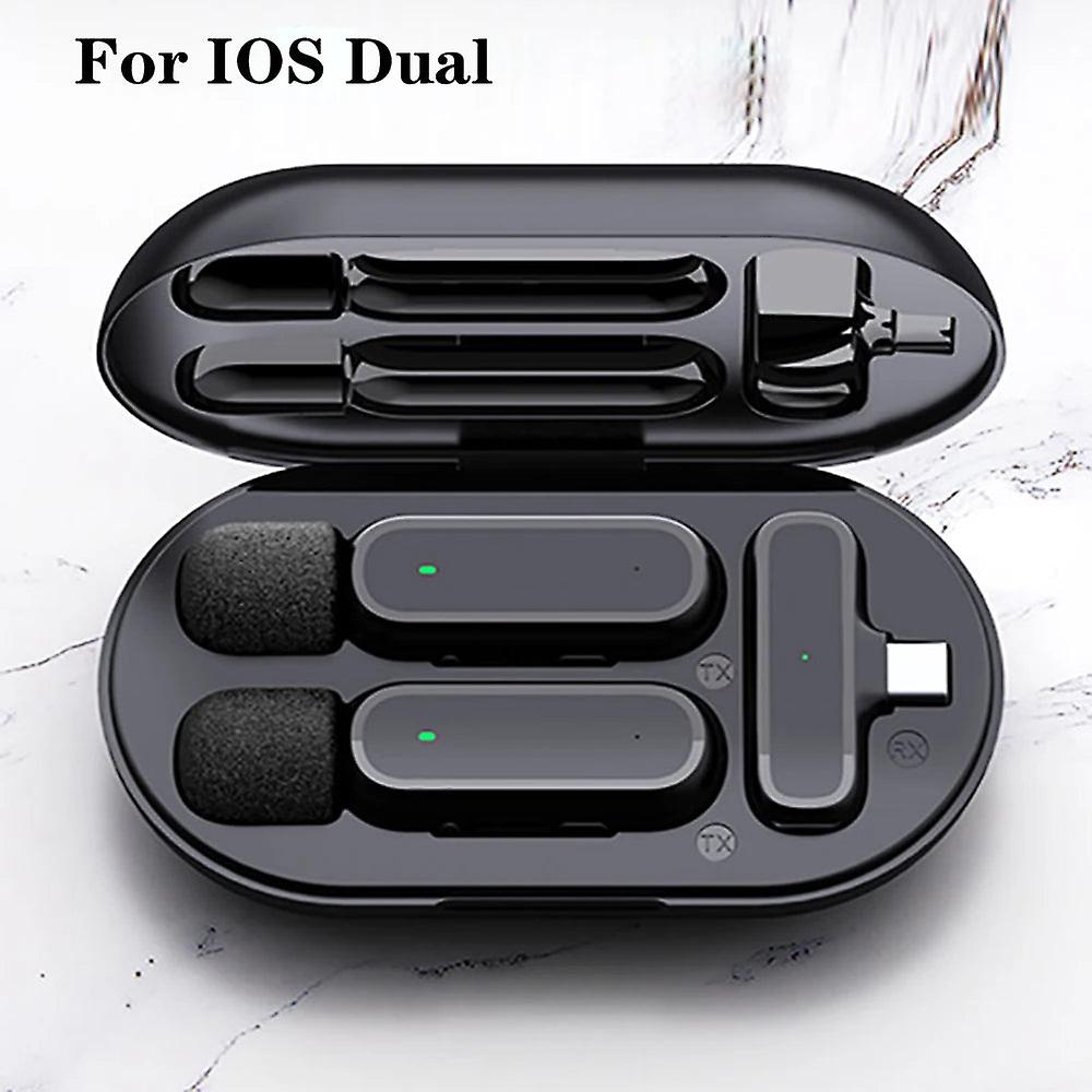 Wireless Lapel Microphone Micro Telephone Portable Charging Box Mic Wireless Microphone For Mobile Cell Phone Android Iphone