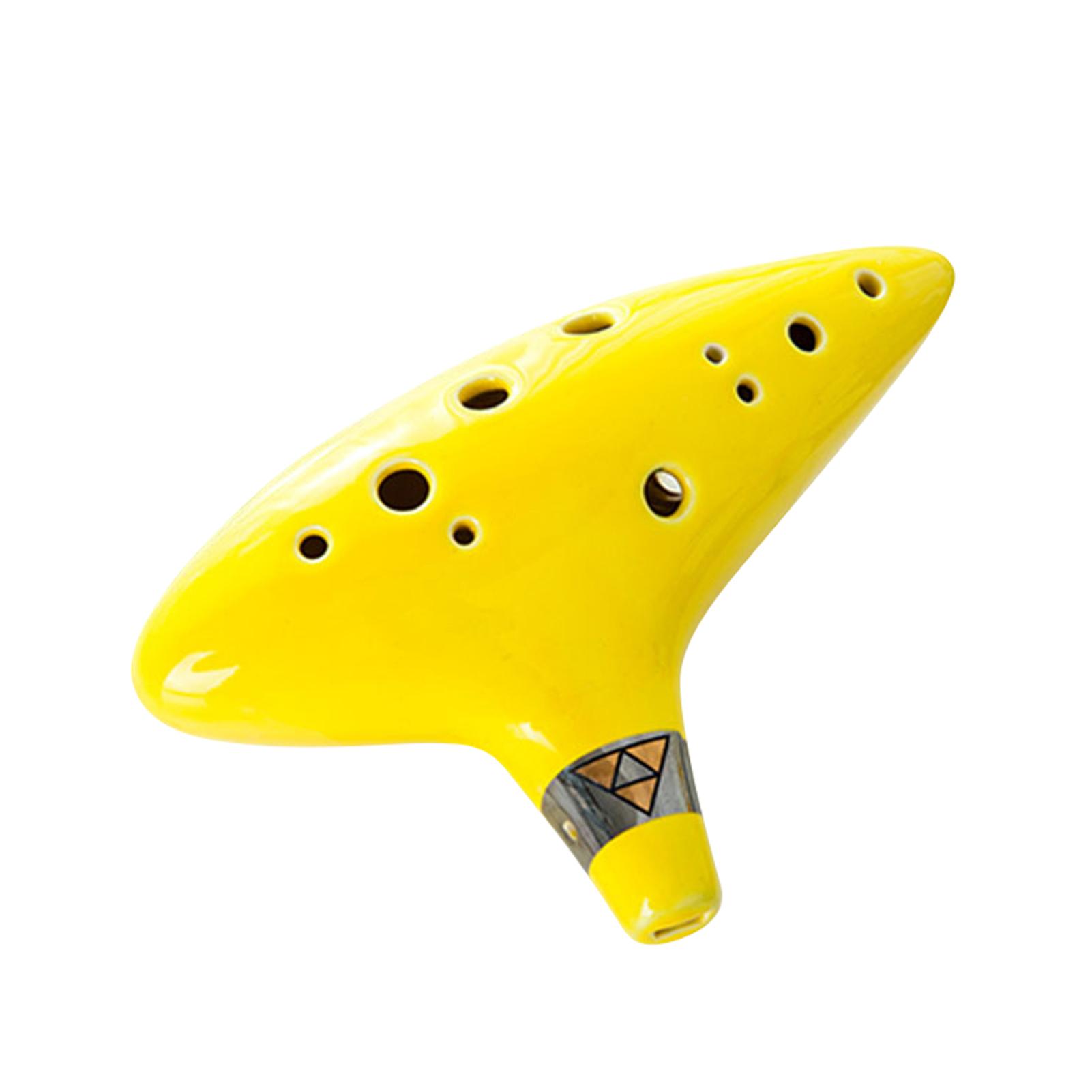 12-hole Alto C Ocarina Portable Musical Instrument With Protective Bag