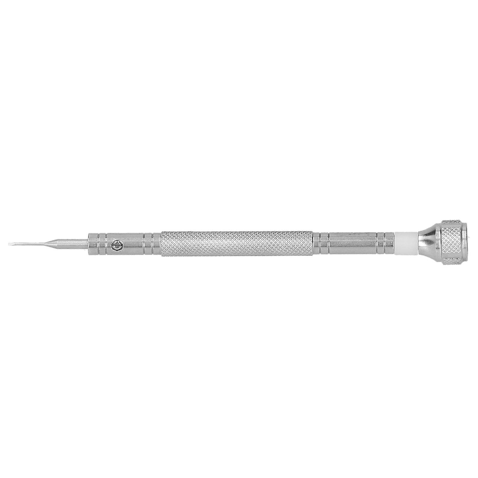 Tournevis à tête plate droite, portable et précis, pour réparation de montres et de bijoux, 0,6 mm / 0,02 po