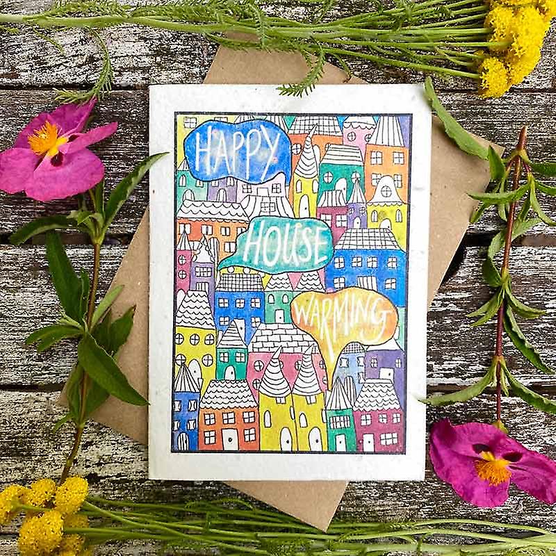 Happy House Warming - Plantable Wildflower Card