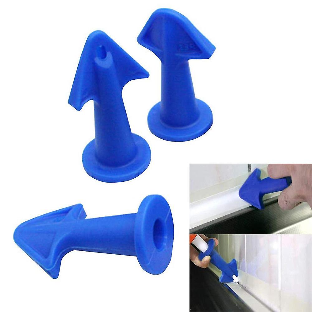 4 pcs Caulking Tool Sealant Finishing Tools Rubber Caulking Finisher Nozzle for Kitchen Bathroom Window Tiles Bricks
