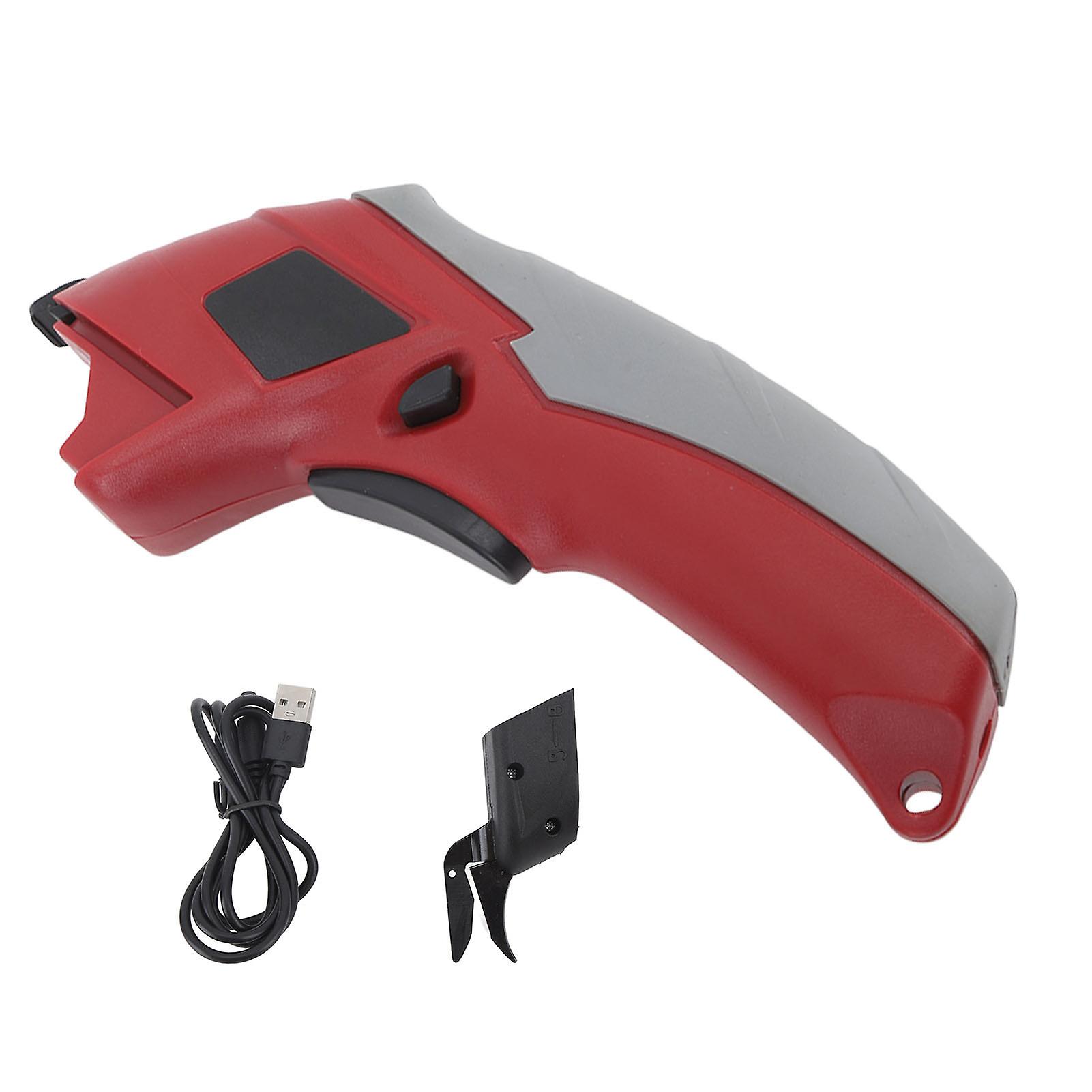 Cordless Electric Scissors Rechargeable Mini Cutter Handheld Carpet and Cardboard Cutter