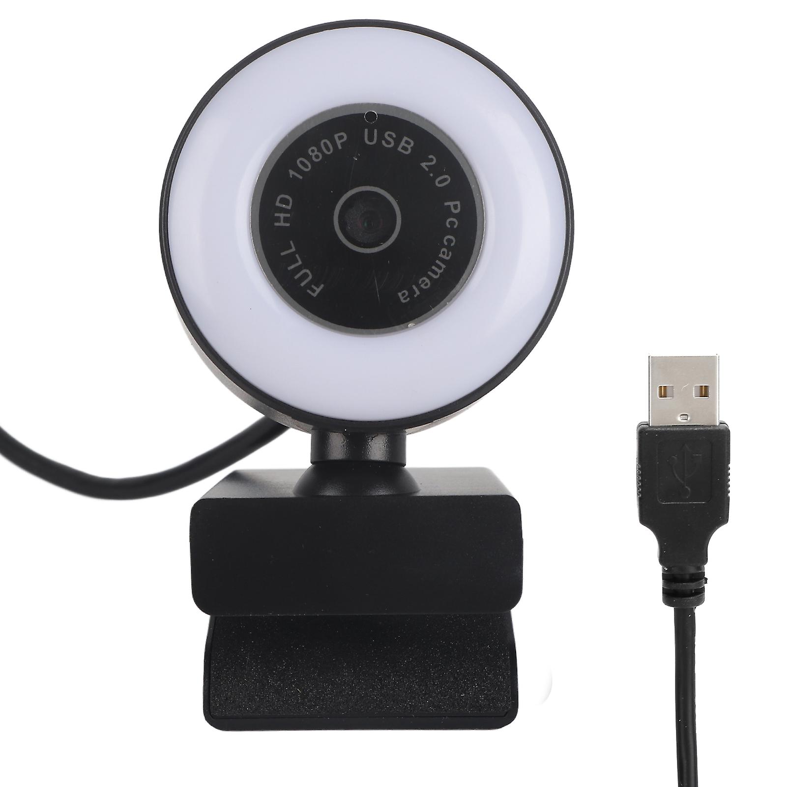 Webcam avec microphone intégré pour diffusion vidéo en direct, fournitures informatiques 1080P