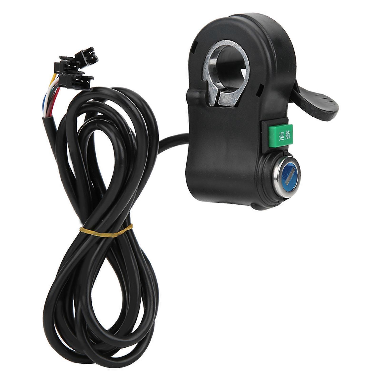 Automatic Identification Multifunction Thumb Lock Cruising Electric Bike Voltage Display Handlebar Switch