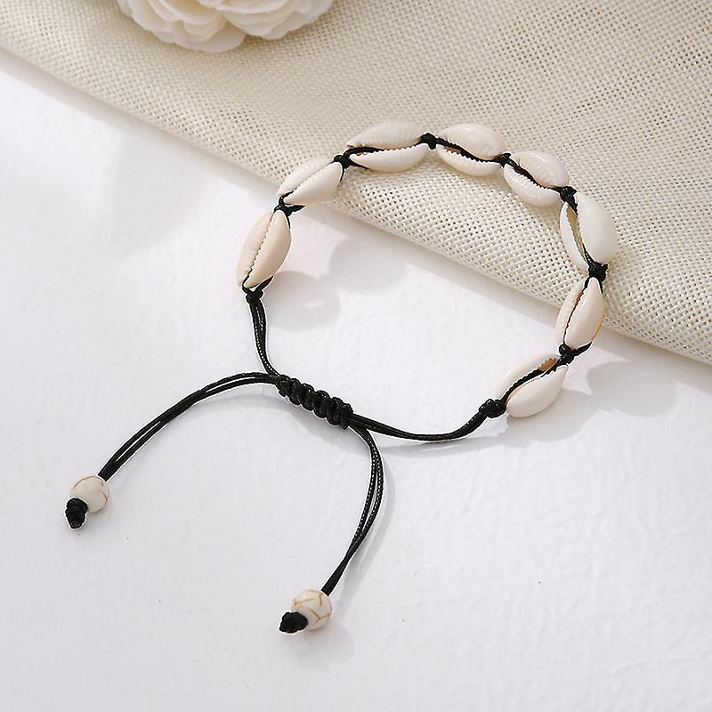 New 8 Shells Accessories Anklet Bracelet Bohemian Ethnic Style Adjustable Shell Anklet for Women