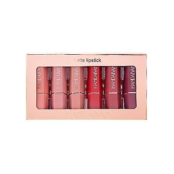 6-color Waterproof Velvet Lipstick Sexy Makeup Lasting Professional