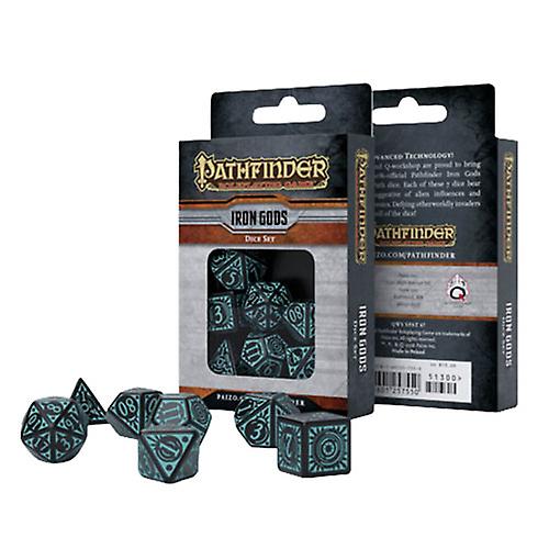 IRON GODS Q Workshop Pathfinder Highly Collectable Quality Dice (Set of 7)