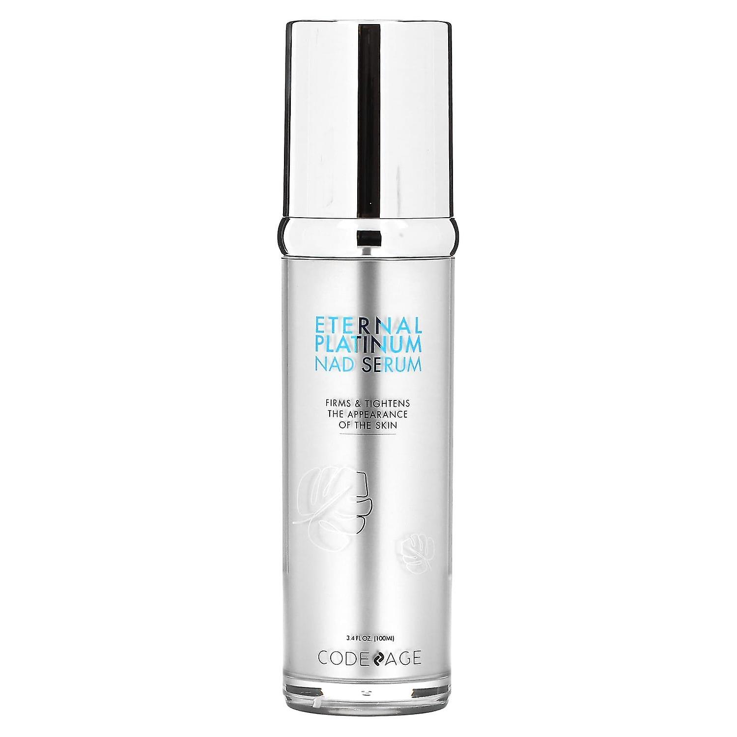 Codeage, Eternal Platinum NAD Serum, 3.4 fl oz (100 ml)