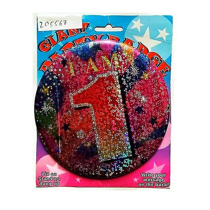 Ich bin 1 riesiges Geburtstagsabzeichen