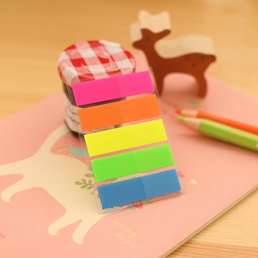 Half Color Adhesive Index Sticker: Category Label Bookmark Divider for Easy Organization