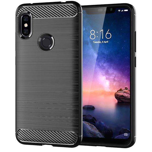 Redmi Note 6 Pro Anti-Shock TPU Case Cover - Black