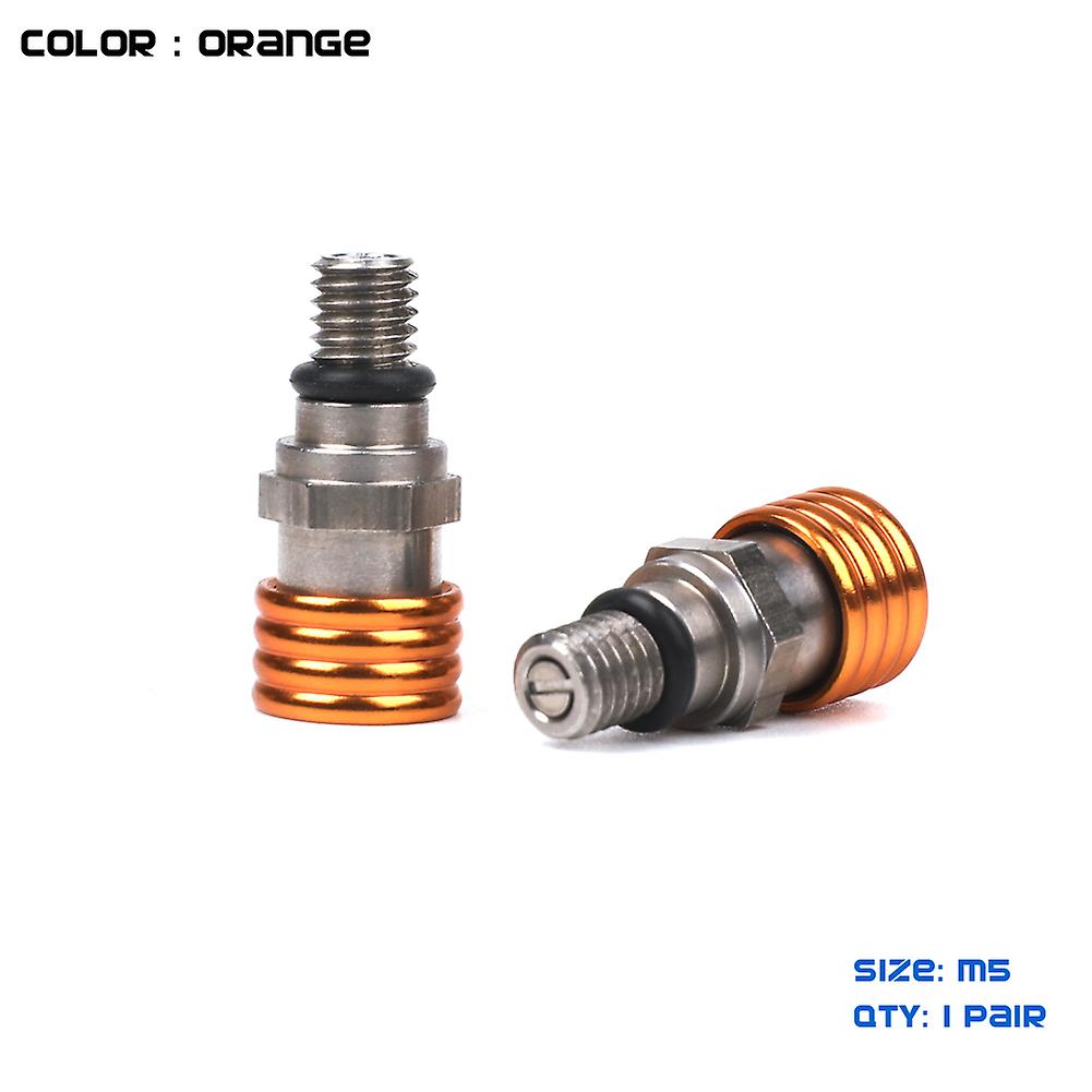 8mm Gabel Entlüftung ventile Gabel Überdruck ventil für crf yzf kxf rmz kayo bse Dirt Bike Motocross Enduro Supermoto Offroad M5 * 0