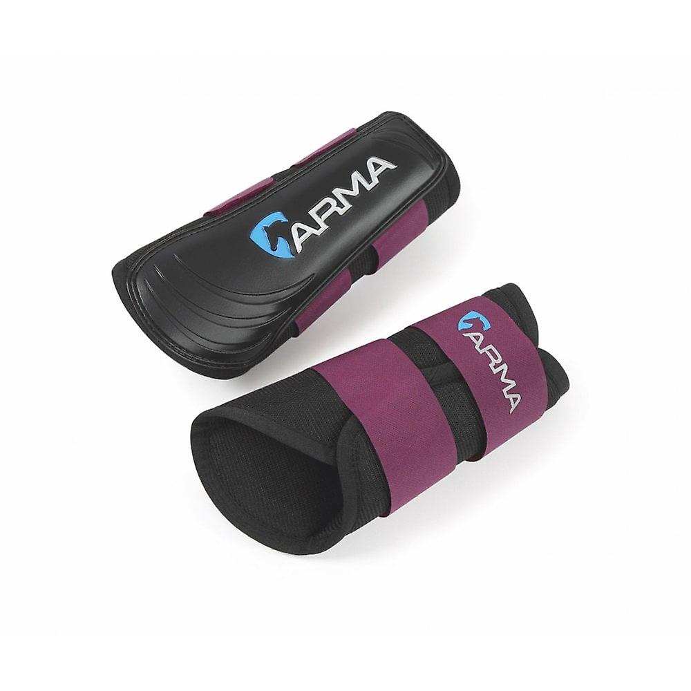 Shires Arma Air Motion Brushing Boots - Plum