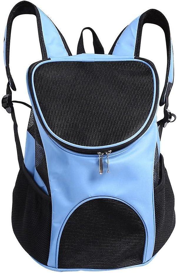Carrying Backpack for Dog Cat, Hands Free Adjustable Ventilation Double Shoulder Bag for Carrying Do