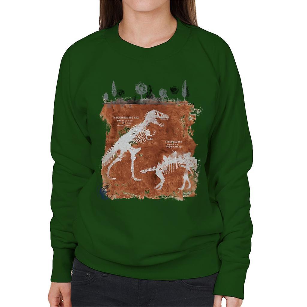 Jurassic Park T Rex Fossils Women's Sweatshirt