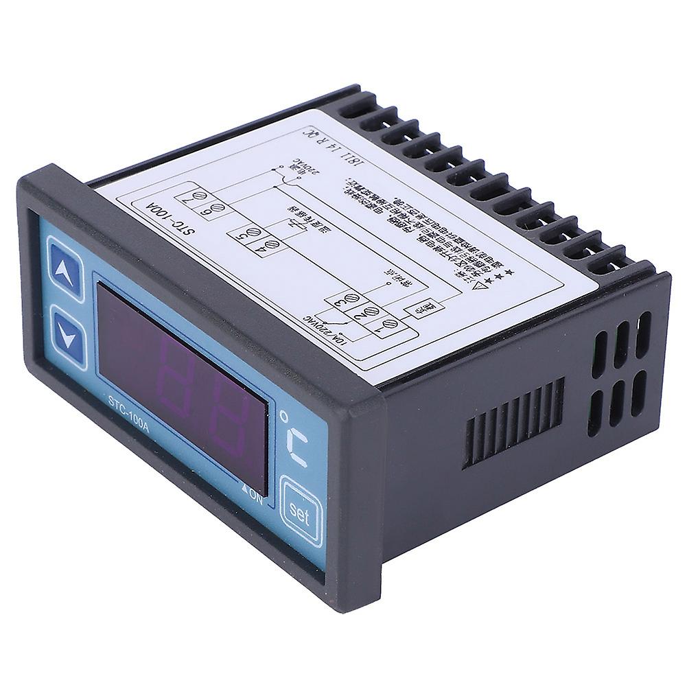 STC-100A 220VAC Temperaturregler -40 ~ 99 °C Thermostat mit NTC-Sensor