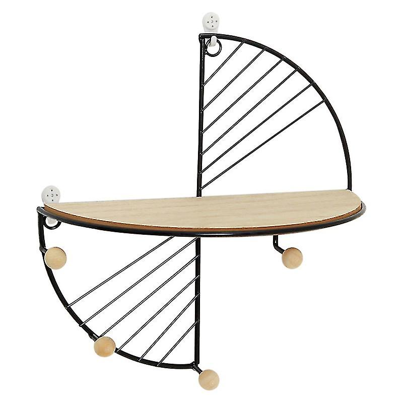 1pcs Storage Rack With Hooks