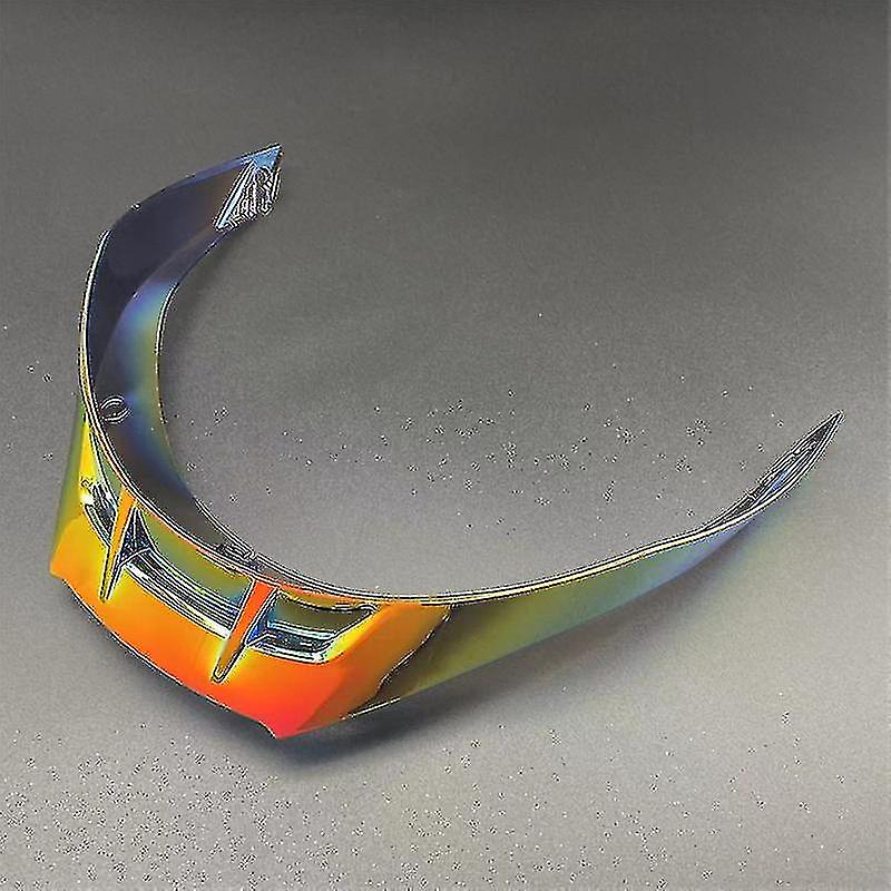 AGV PI-STA Helmet Tail Spoiler Replacement - Clear/Black, PC Plastic, For GPR/GP/Corsa/Corsa R Models