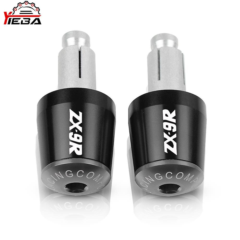 7/8" 22mm Motorcycle Handle Hand Bar Ends Handlebar Grip End Cap Plug For Kawasaki Zx9r Zx-9r 1998 1999 2000 2001 2002 2003 2004