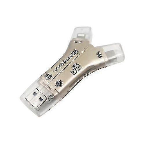 4 In1 Usb I-flash Drive HD Micro Sd Tf Card Reader per Ipad Iphone Android Pc &h