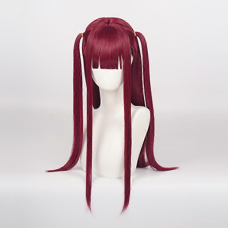 Rizu Kyun Cosplay Perruque Marin Kitagawa Perruque Ma robe Darling Little Devil Rouge foncé Perruques synthétiques résistantes à la chaleur + Perruque