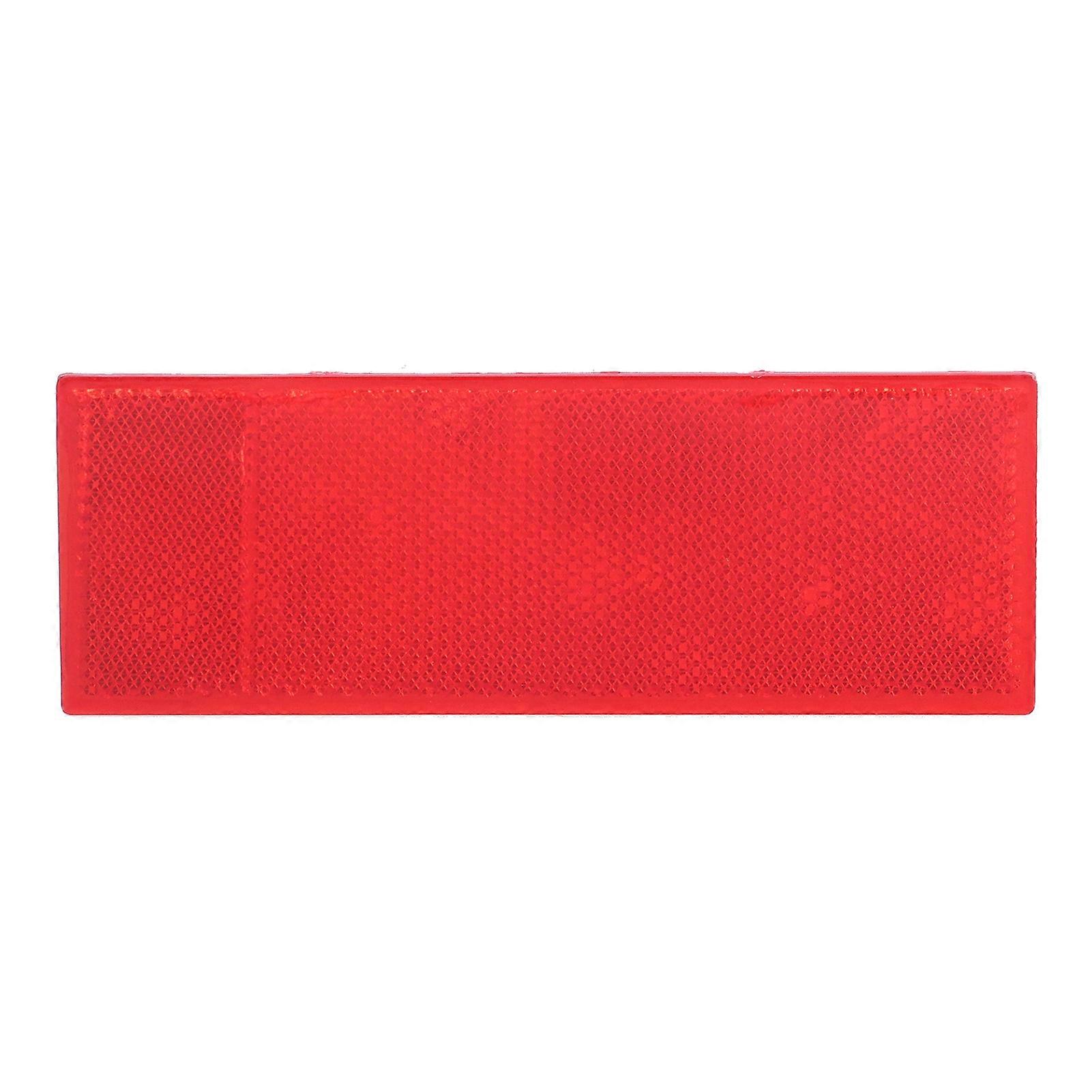 Safety Reflective Sticker Red Rectangular Warning Reflector Decal for Truck Trailer Night Driving
