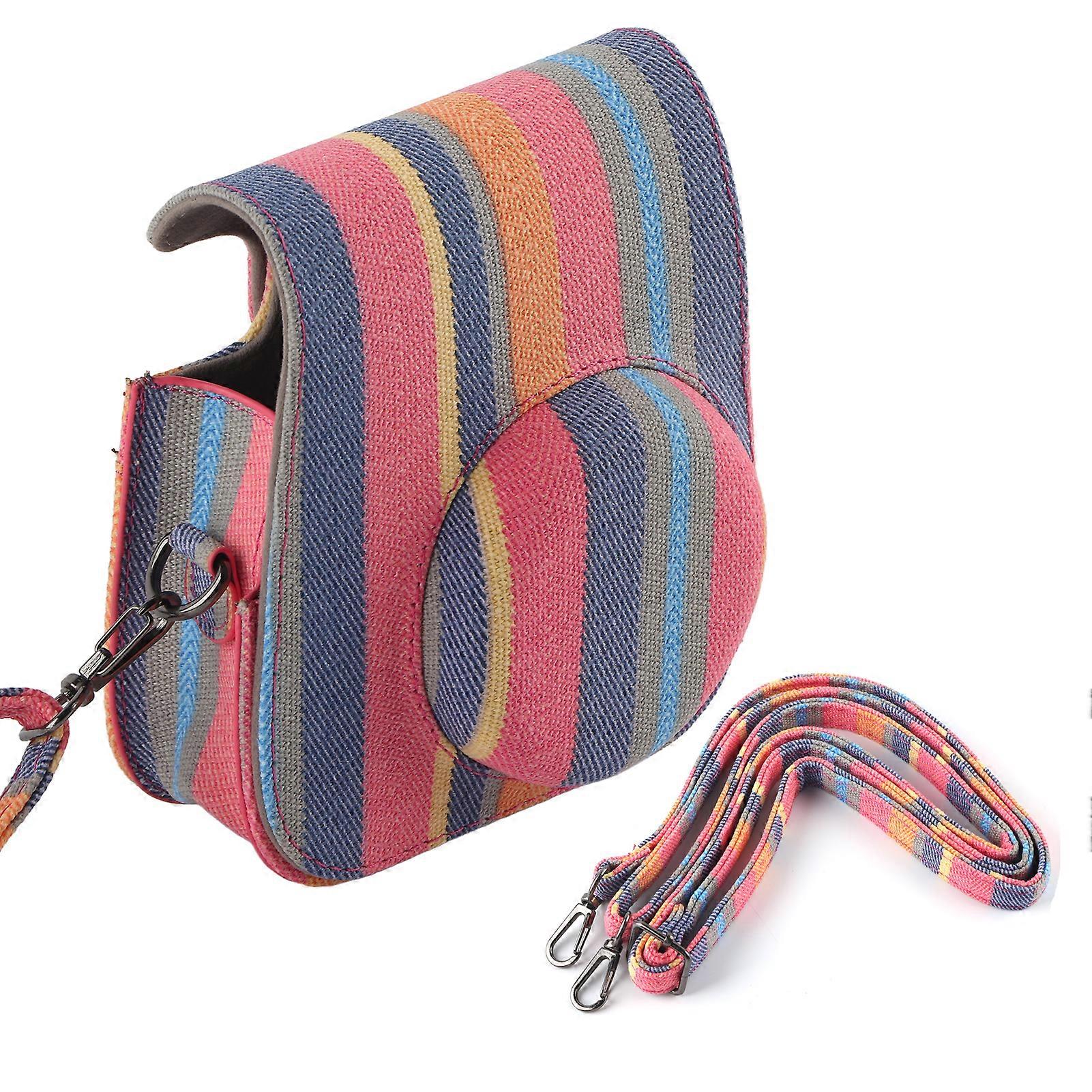 Pu Leather Case Bag With Adjustable Shoulder Strap For Fujifilm Mini 11 Camera Storage Bag