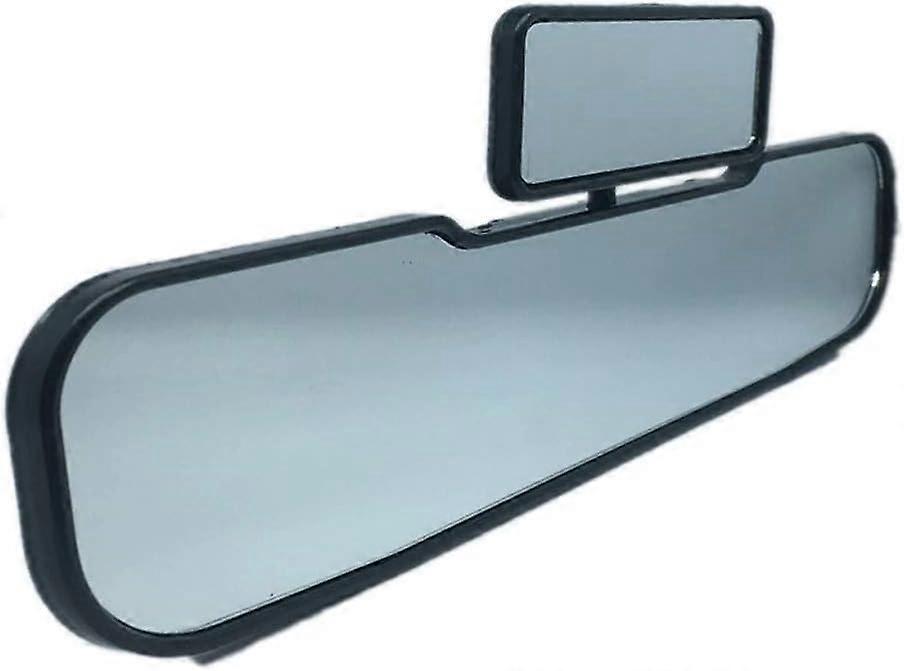 in 1 Rotatable Wide Angle Safety Car Mirrors, Universal Center Mirror Adjustable Mount Rearview Mirror Anti-Glare