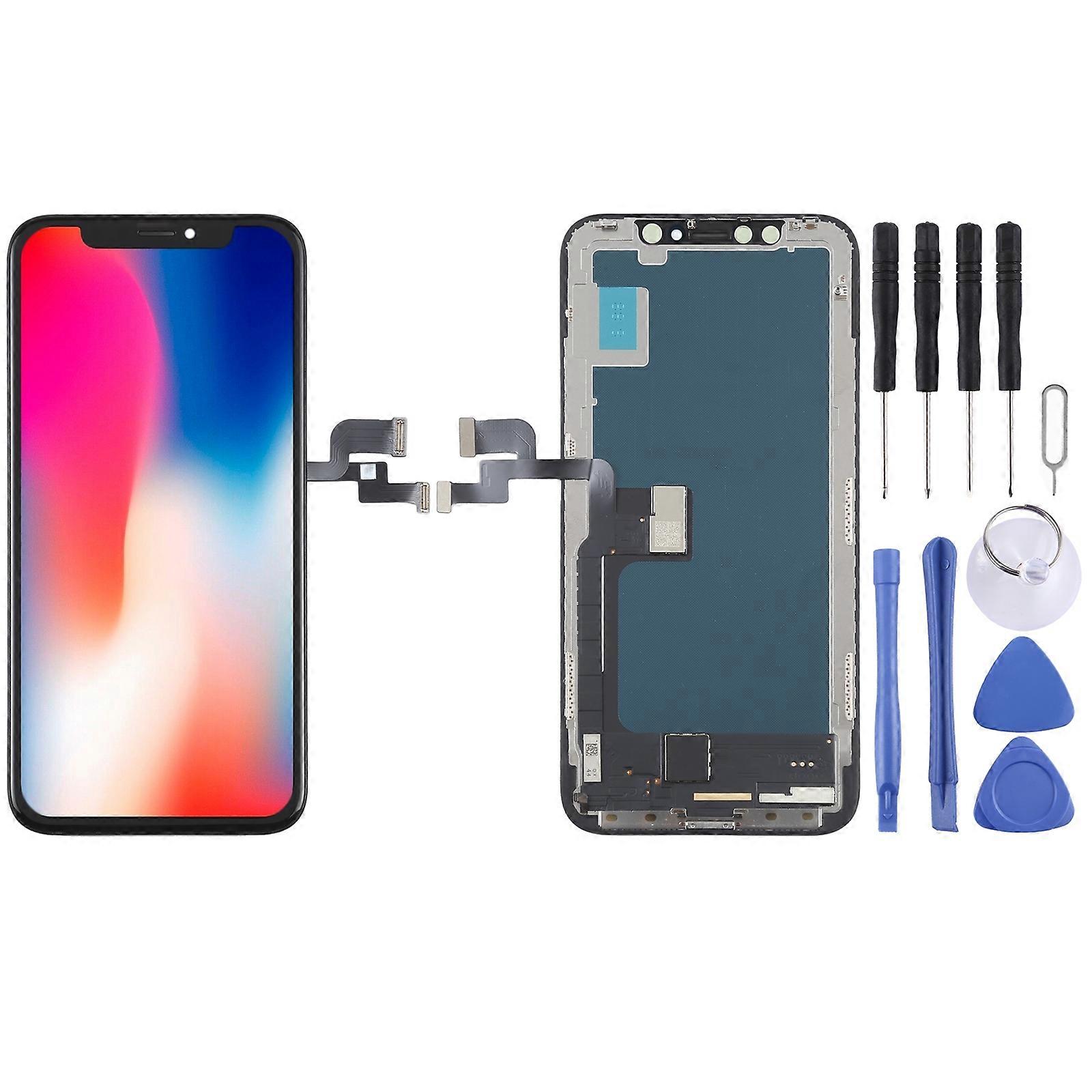 Super OLED LCD Screen Digitizer Full Assembly for iPhone X