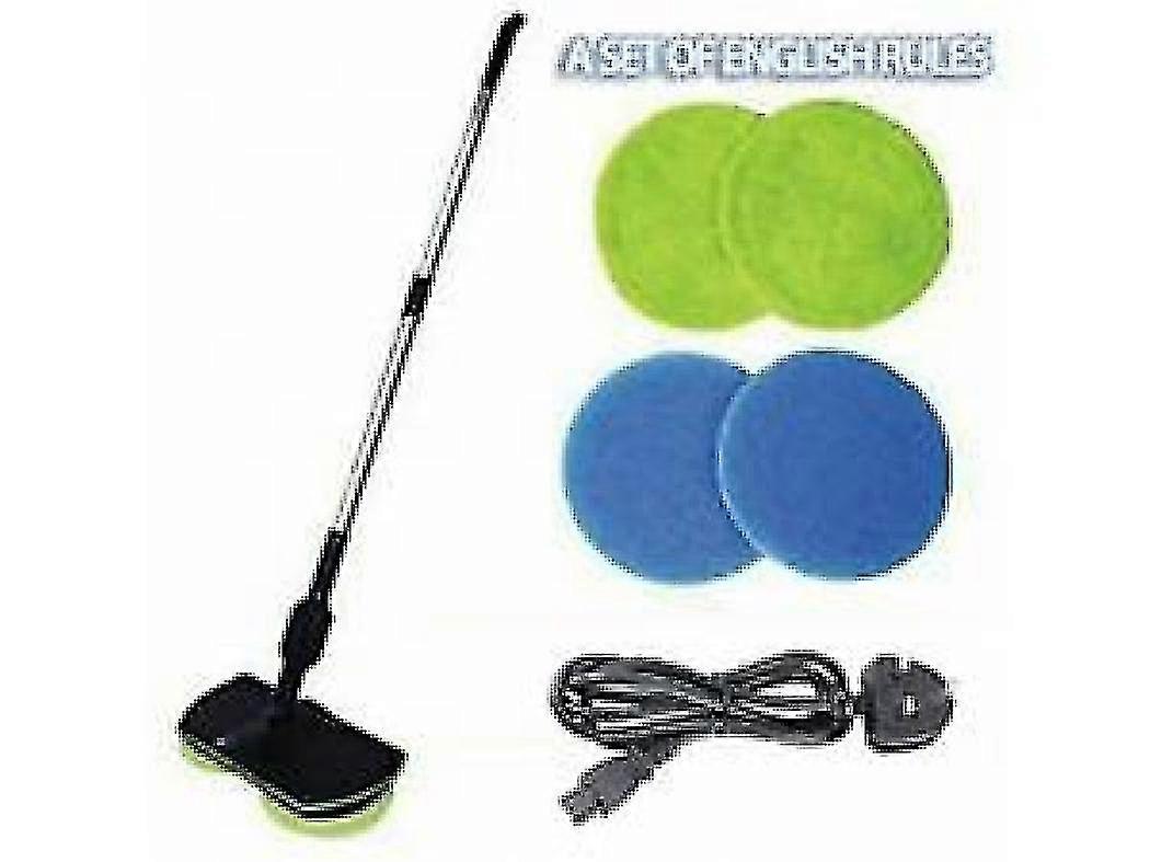 2-i-1 elektrisk uppladdningsbar sladdlös golvrengöring, skrubba, polermaskin, moppset