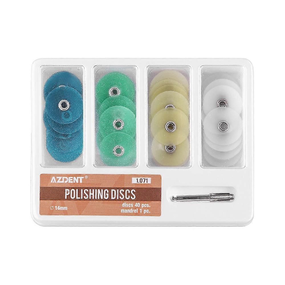Fsw Azdent Dental Polishing Discs Gross Reduction Contouring Mandrel Stripes Set Dentistry Instrument Material Teeth Whitening Tools
