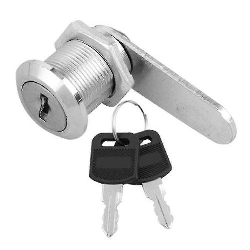20mm Cam Lock+2 Keys For Door Cabinet Mailbox Post Box Drawer