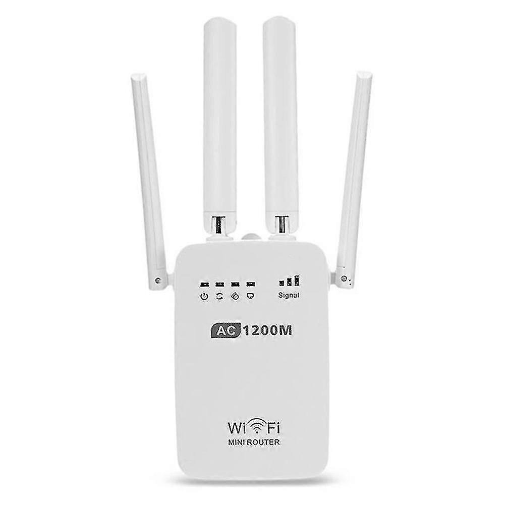 Drahtloser Cross-Wall-Router 1200 m Dualband-WLAN-Mini-Enhanced-High-Power-Repeater