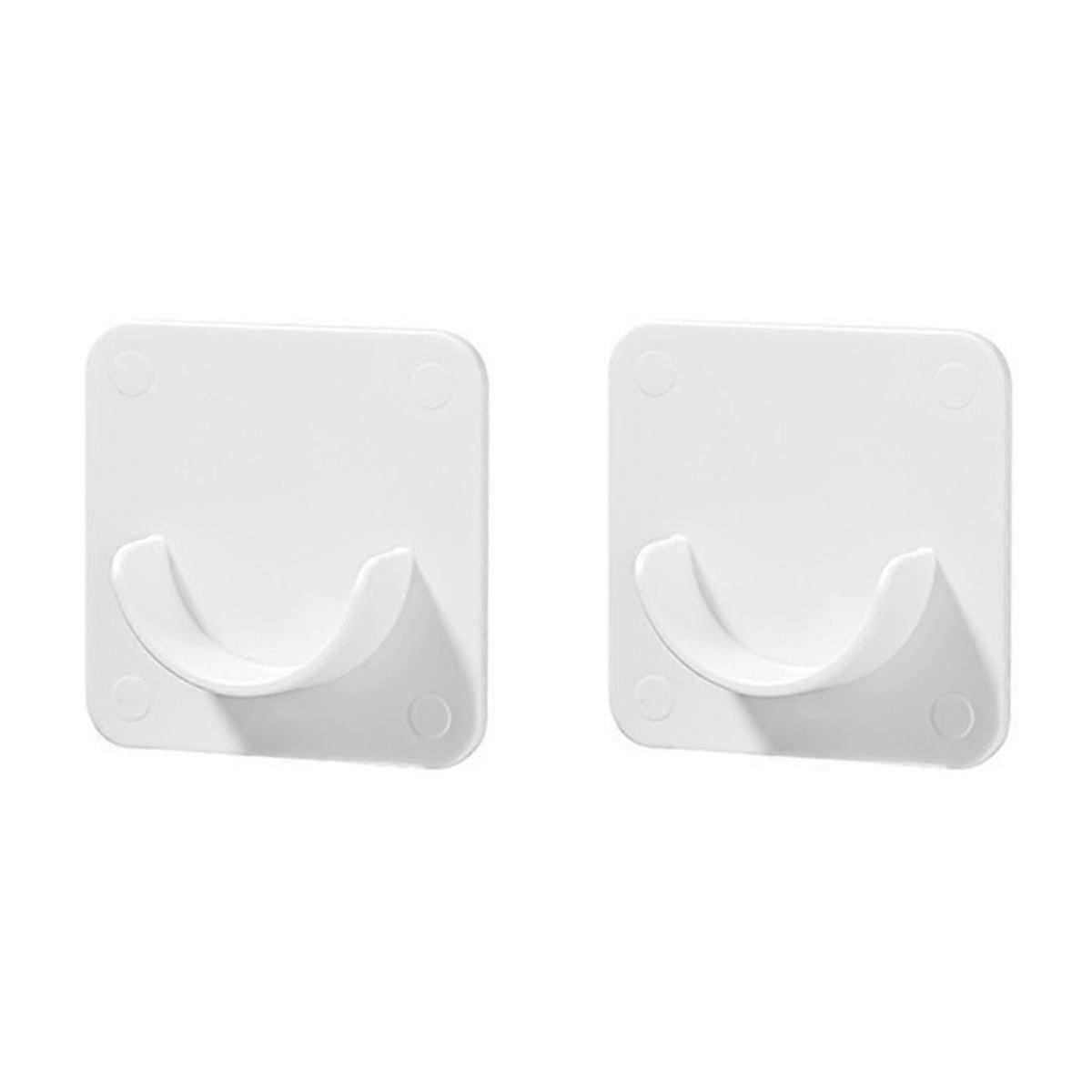 Nail-Free Pole Bracket Shower Holders Retainers Mounts Racks Home White