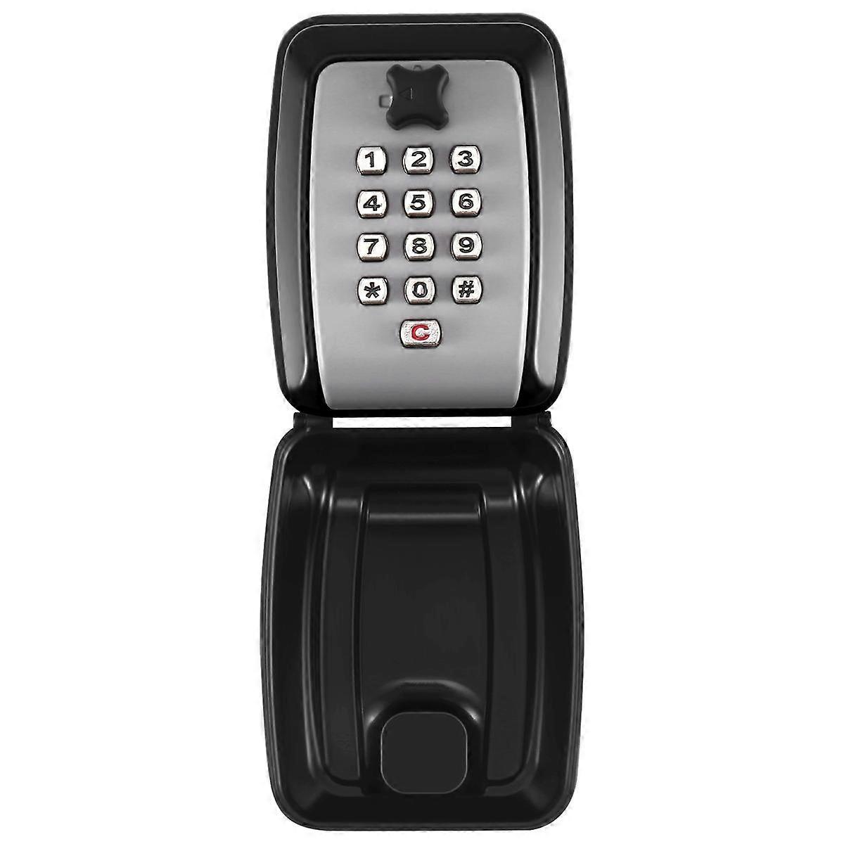 Key Box Wall Mounted Key Box Secure Waterproof Outdoor Key Box with 12 Code Rustproof Weatherproof