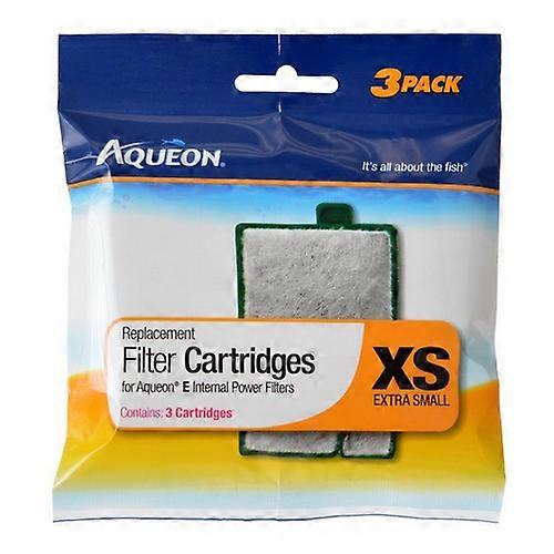 Aqueon Replacement Filter Cartridges for E Internal Power Filter - X-Small, 3 Count
