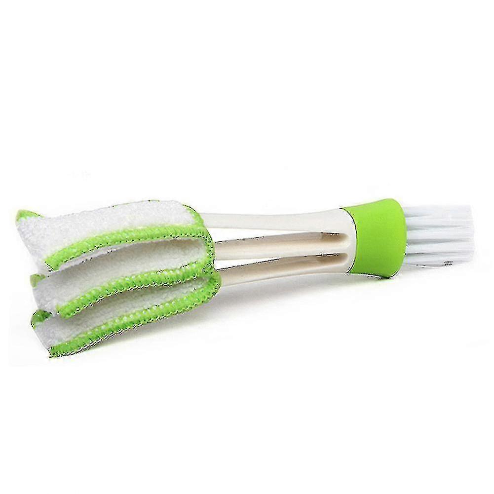 Portable Double Ended Car Air Vent Slit Cleaner Brush Dusting Blinds Keyboard
