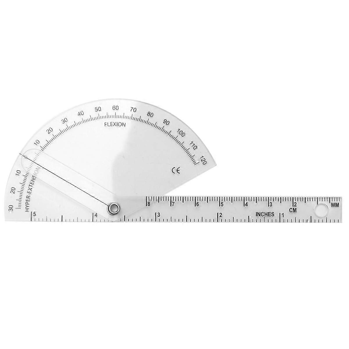 6pcs Spinal Ruler Spinal Finger Goniometer Protractors Multi-ruler 180/ Measuring Tool