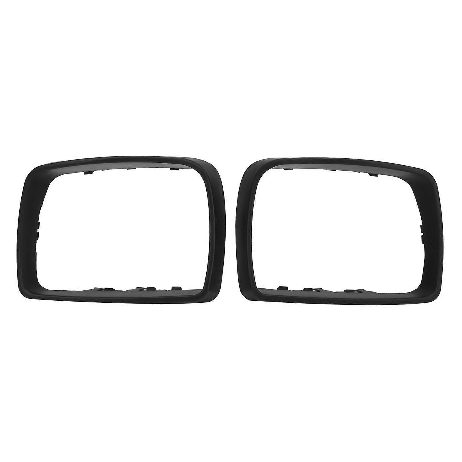 2PCS Car Rearview Mirror Frame Left Right Impact Resistant Protective Perfect Fit 51168254903 for X5 E53 2000 to 2007