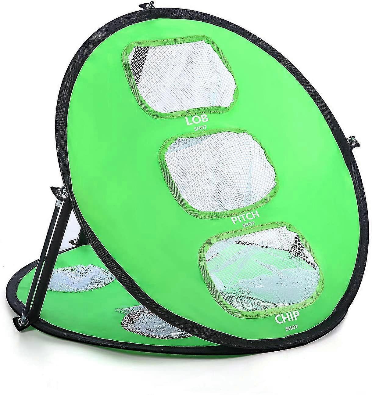 sunrain golf practice chipping net, golf practice hitting target net with carry bag and ground nail,portable  collapsible golf training aid accessori