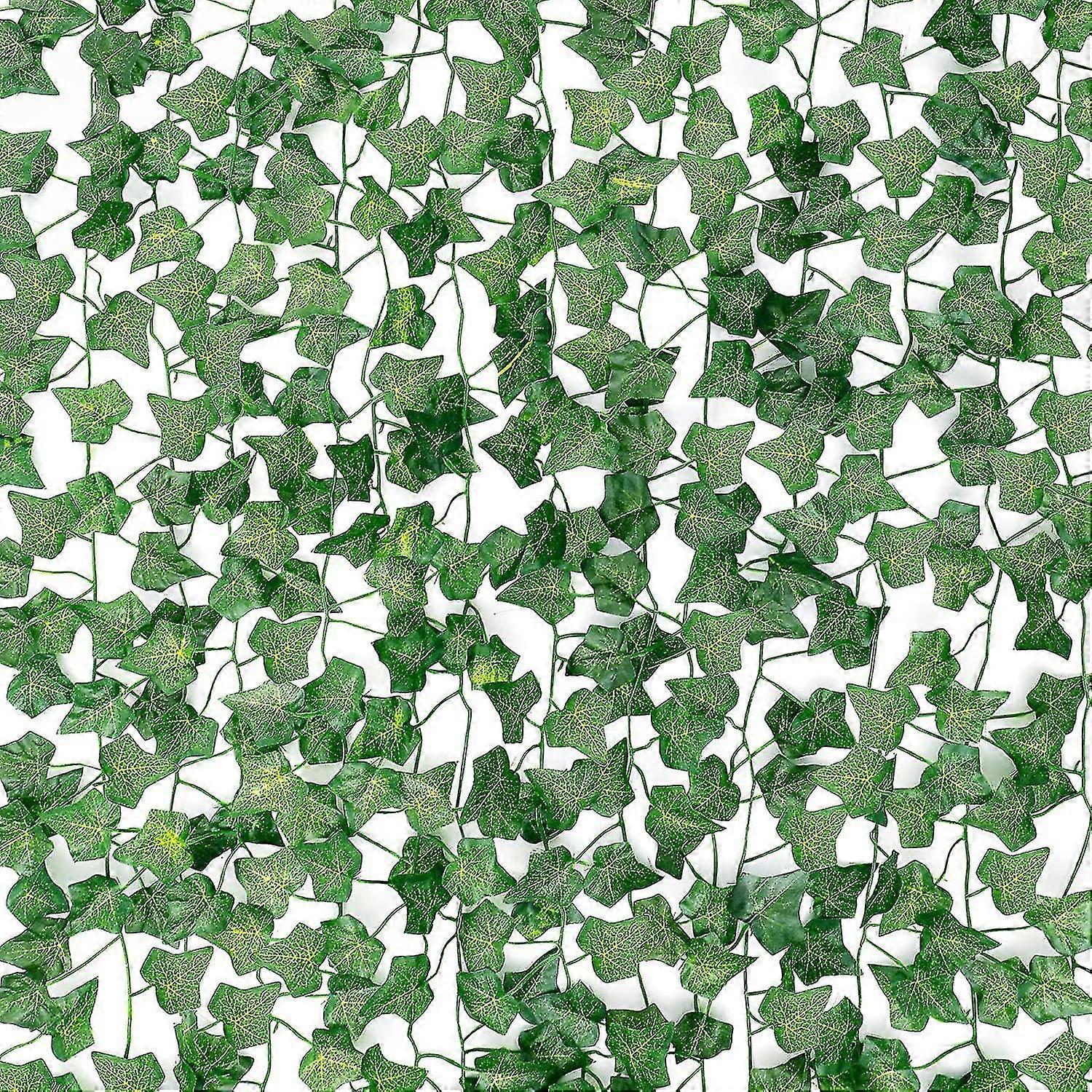12 Stck Fake Efeu Fake Rattan, Silk Ivy Girlande Green Plant Artificial  Green Hanging Plant Vine, Geeignet fr Hochzeitswand, Partyraum, Home Kitch  | Fruugo DE