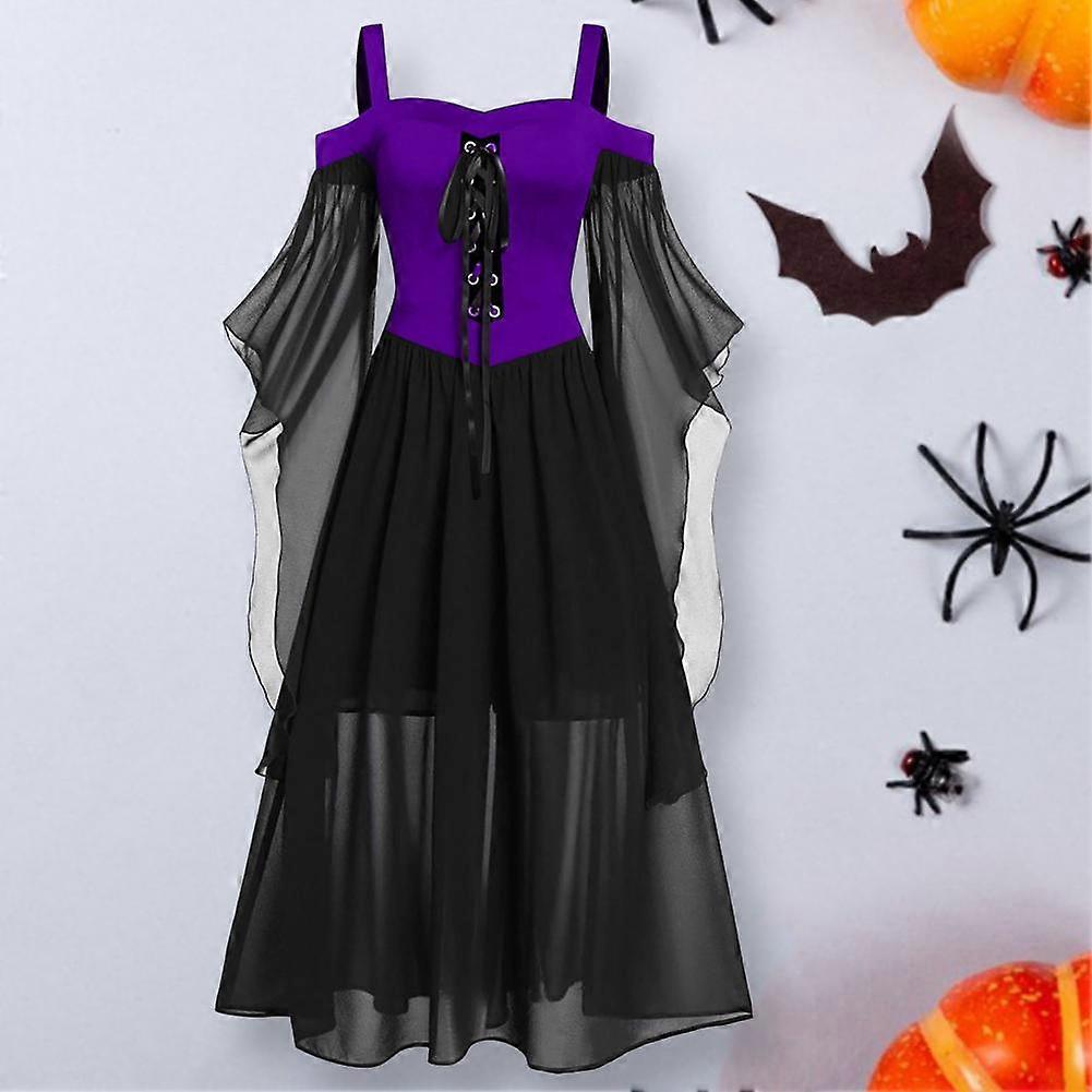 Halloween Mesh Hollow Sling Dress