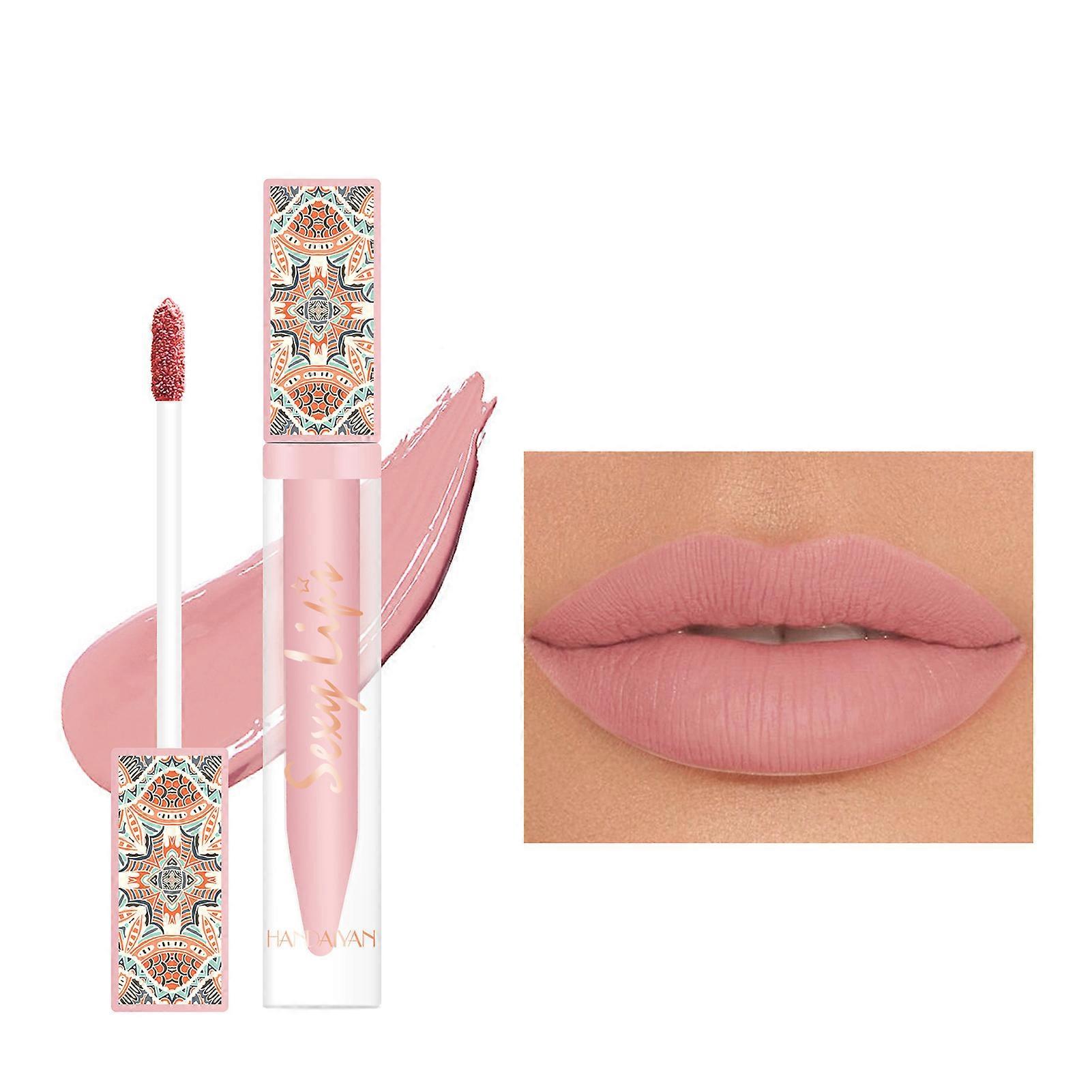 New-style Matte Tint Lip Glaze Waterproof Non-Stick Cup Lip Gloss Birthday Gift