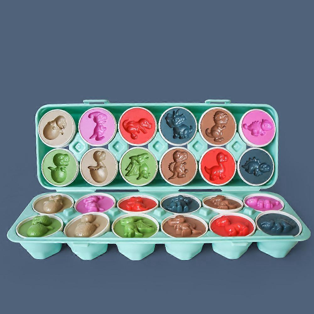 Color Matching Egg Toy Color Recognition Learning Toy for Toddlers Easter Eggs