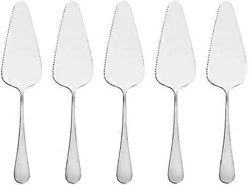 5x Cake Server Pie Holder Transfer Triangular Spade Spatula for Pizza Cake Baking