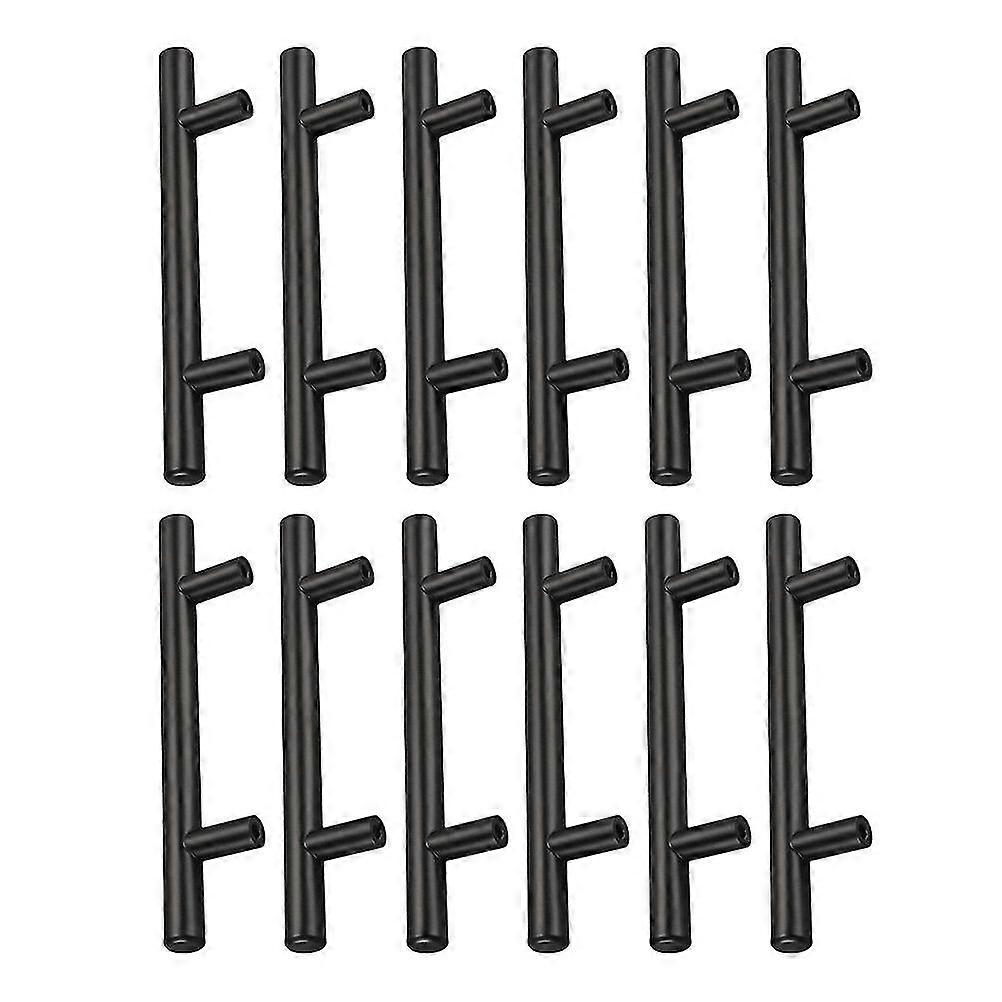 12 Pcs Black Kitchen Cabinet Knobs Drawer Knobs Stainless Steel Drawer Pulls Cabinet Knobs Furniture Handle